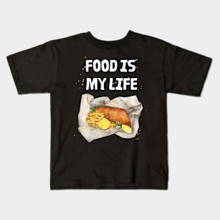 Food is my life Kids T-Shirt